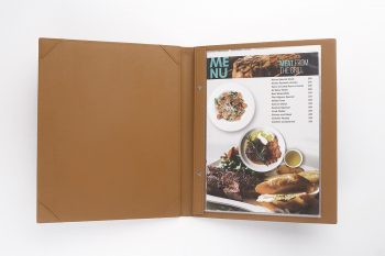 BUKU MENU PLASTIK A4 BROWN BUKU MENU JAKARTA DALAM 1