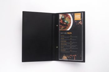 BUKU MENU PLASTIK BLACK BUKU MENU JAKARTA DALAM 1